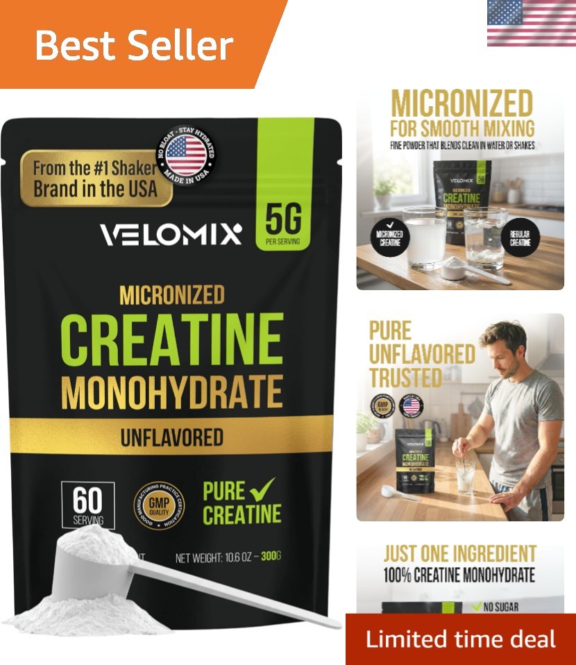 High-Performance Creatine Powder - 100% Pure, Supports Muscle Growth & Recovery