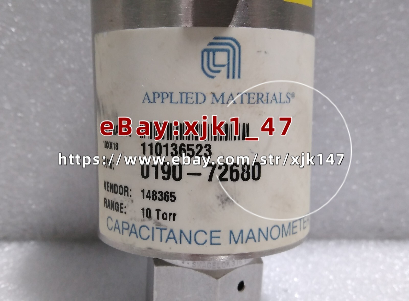 1pcs Applied Materials 0190-72680 Application Material Pressure Sensor/xjk