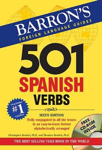 Barron's Foreign Language Guides:  501 Spanish Verbs  (Bo - VERY GOOD