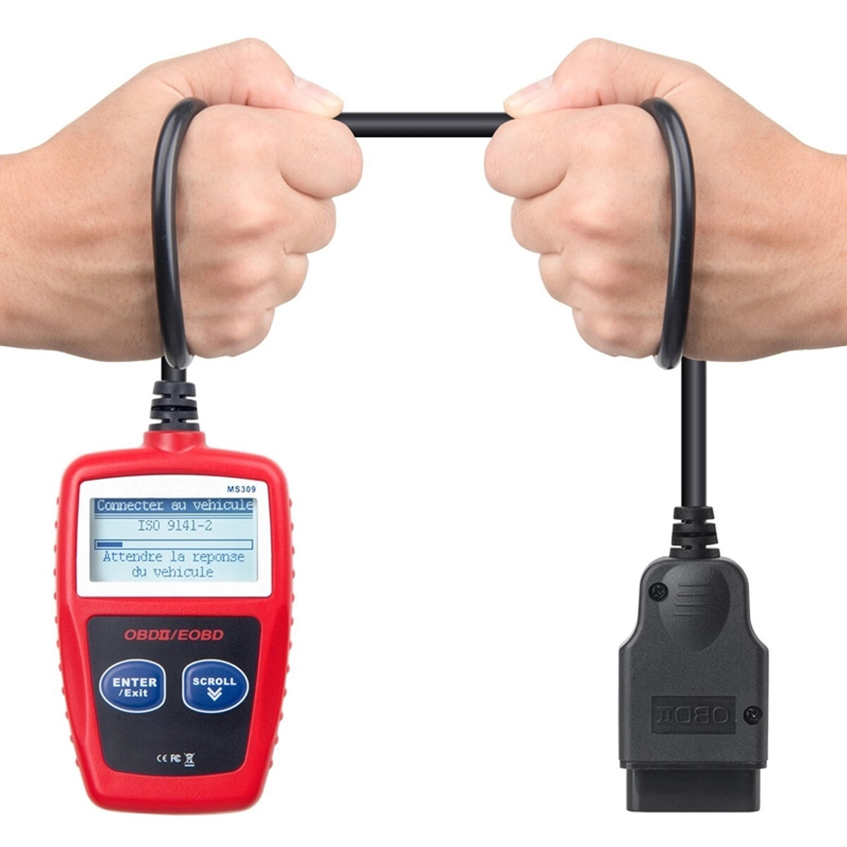Car Bluetooth Scanner Code Reader OBDII MS309 Read Diagnostic Tool