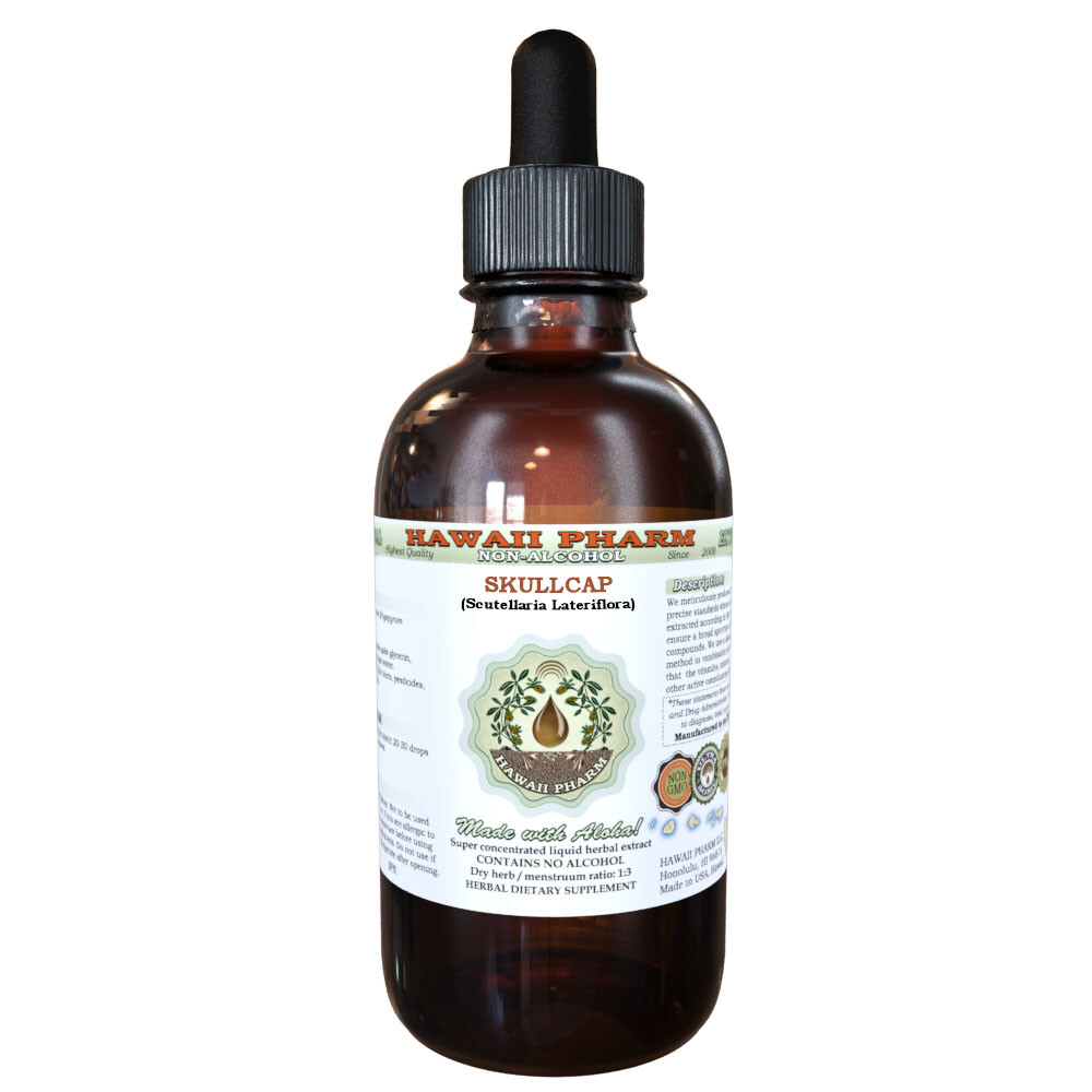 Skullcap (Scutellaria Lateriflora) Organic Dried Herb Liquid Extract