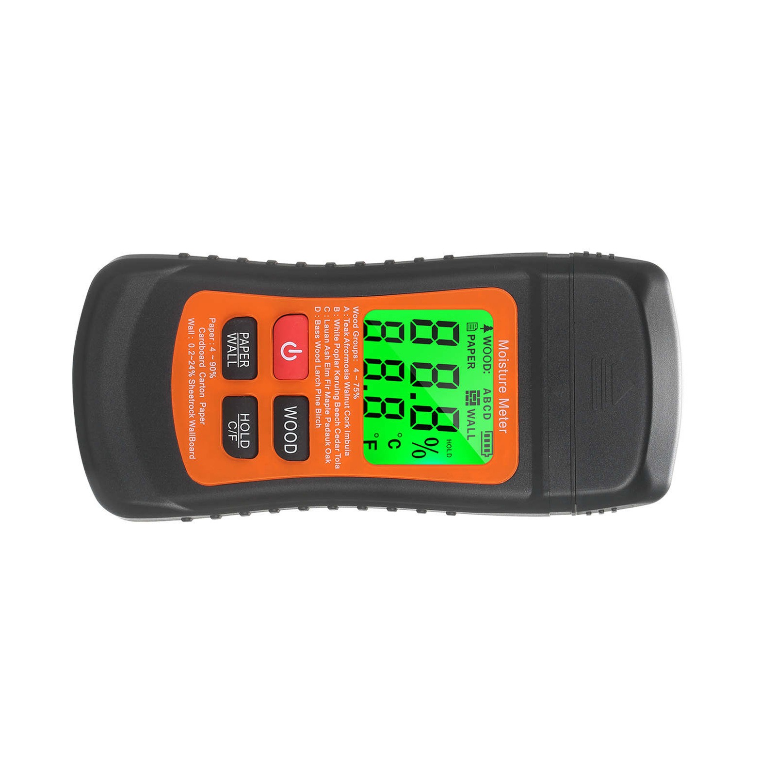 Moisture Meter for Wood Wall Paper Caravan Damp Plasterboard Measurement Tool