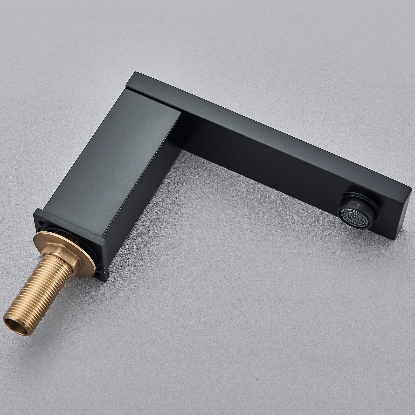 Black 8inch Widespread Bathroom Faucet 3 Holes Sink Vanity Faucet 2 Handle Mixer