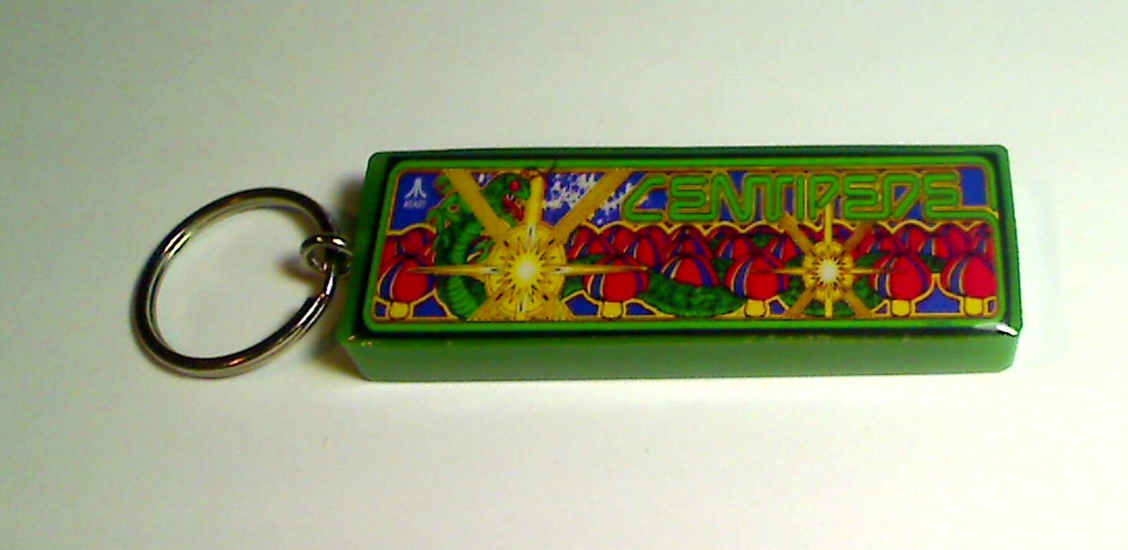 Centipede  Arcade Marquee Coin Door accessory Keychain