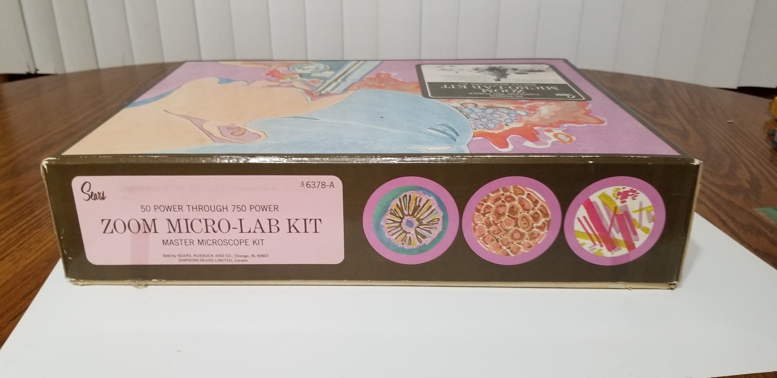 Vintage 1960s Sears Zoom Micro Lab Kit Master Microscope Set Boxed Very Nice X
