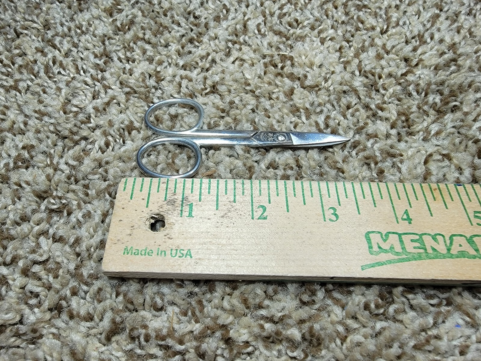 VINTAGE CROSSED PALM SEWING SCISSORS WEST GERMANY