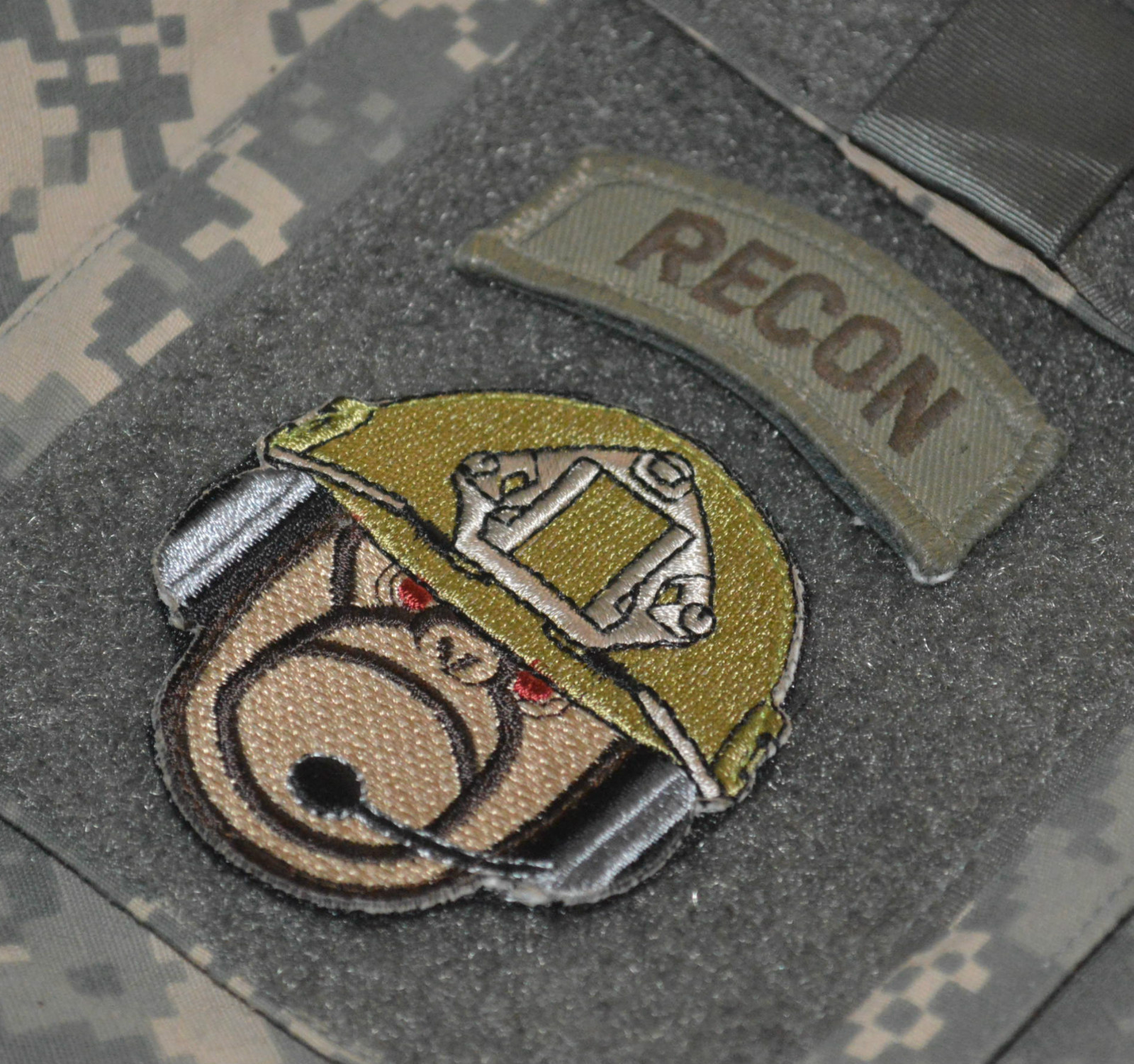 ISAF JSOC JTF BATTLE TASTED KILLER ELITE USMC FORCE RECON SSI SET: Trunk Monkey