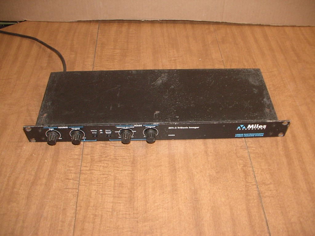 Miles Technolgy electroacoustic stereo image system PA live rack effect untested