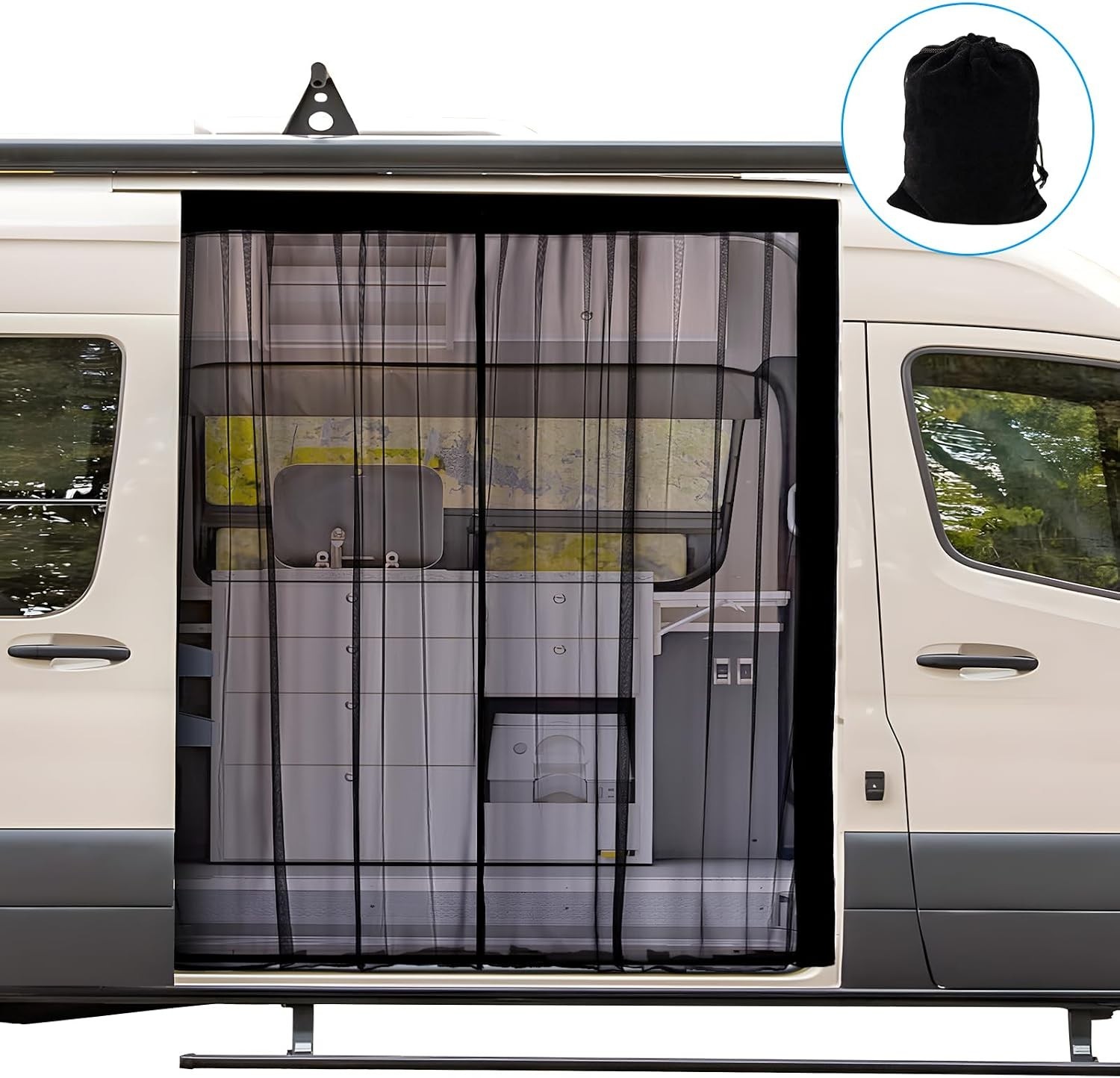 Vanlife Essential: Magnetic Fly Screen for Vans