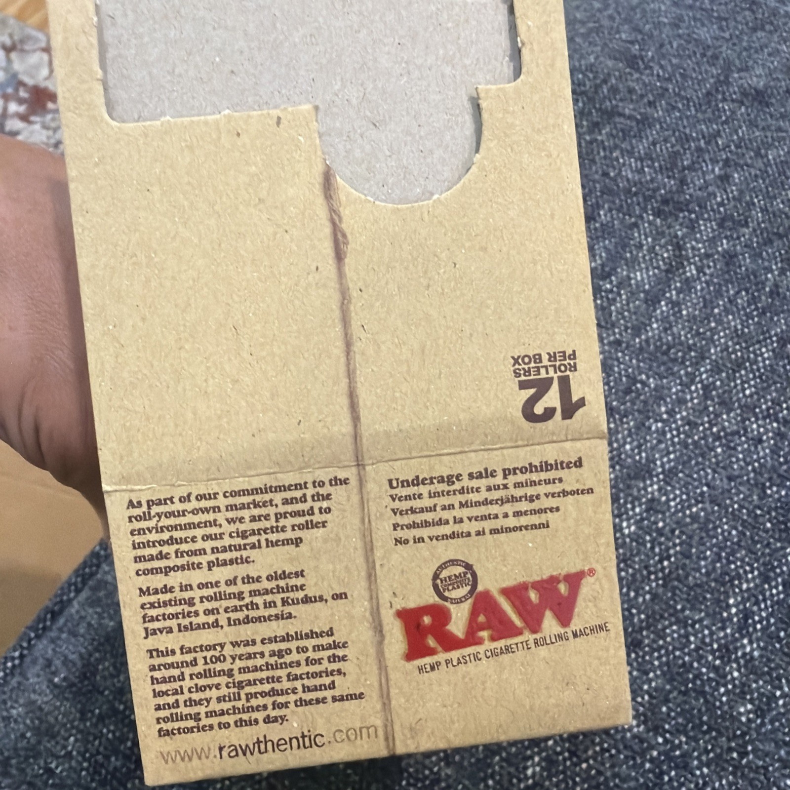 RAW 70mm Rolling Machine – Retail Display Box of 12 Rollers