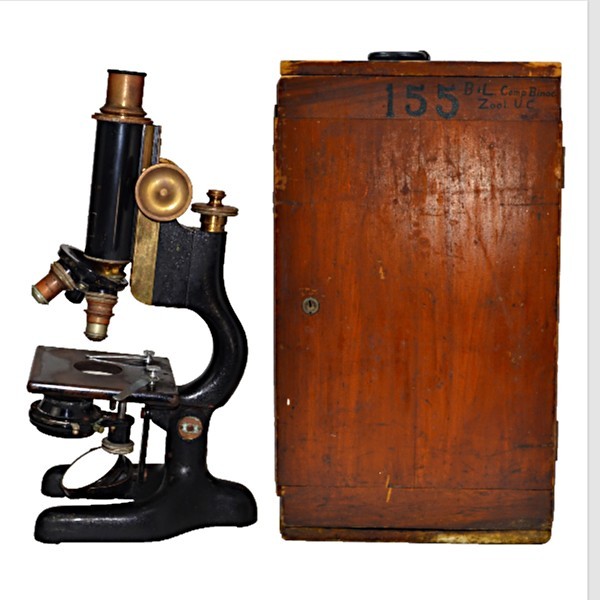 Bausch & Lomb Microscope  'U of Cal D-67' w case & Condessor & Dia 20% OFF SALE