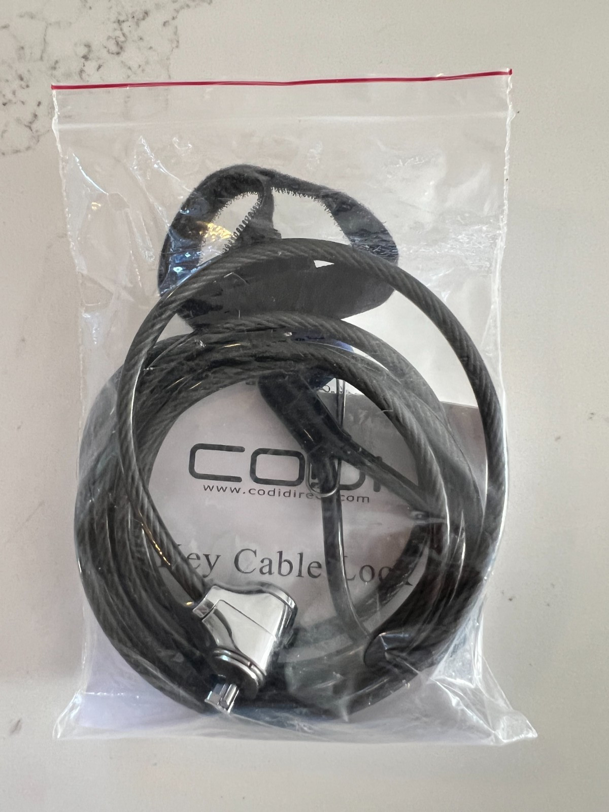 Codi Key Cable Lock 6.5 feet length Used
