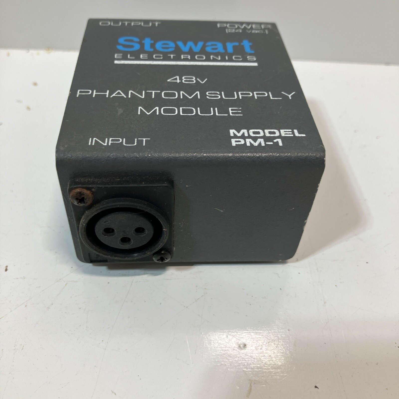 Stewart Electronics 48V Phantom Supply Module Model PM-1 Single Channel