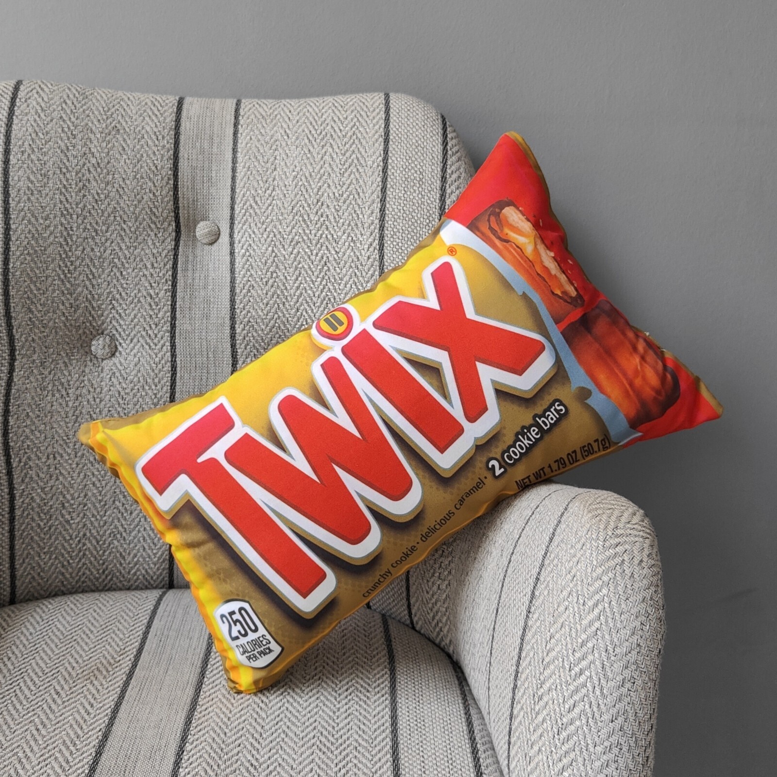 Twix Pillow,Ornament Toys,Novelty pillow,Food shaped pillow,Couch Pillow
