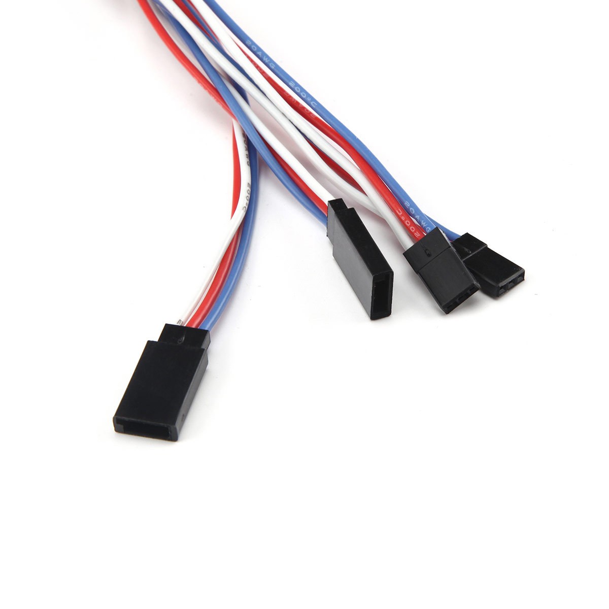 2PC MPX 8 Pin Multi-Wire Servo Extension Plug 2 Wire Plug For RC Model USA