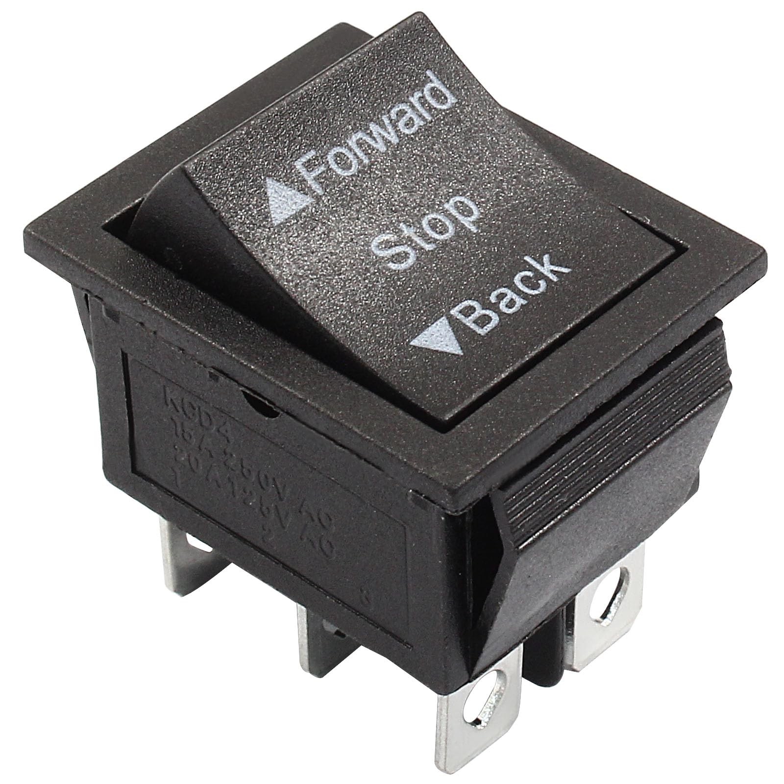 2 Pack 6V 12V Forward Reverse Switch  Forward Stop Backward Button Accessorie...