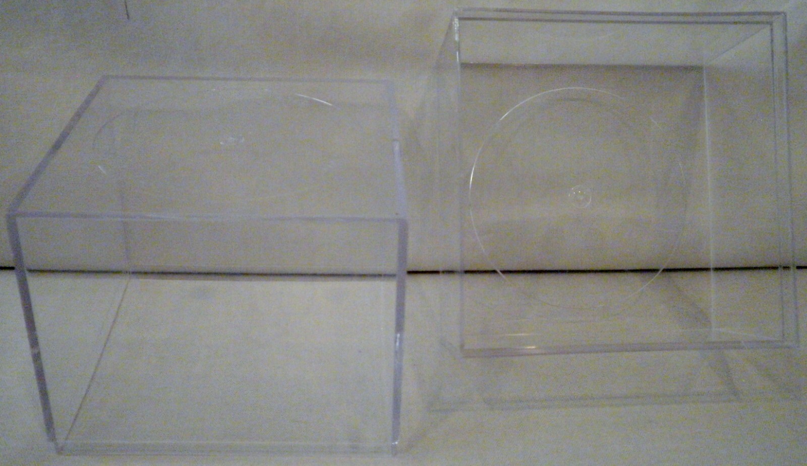 AMAC Plastic Products 4” x 4” x 5-1/2” High Clear Display Storage Box Case