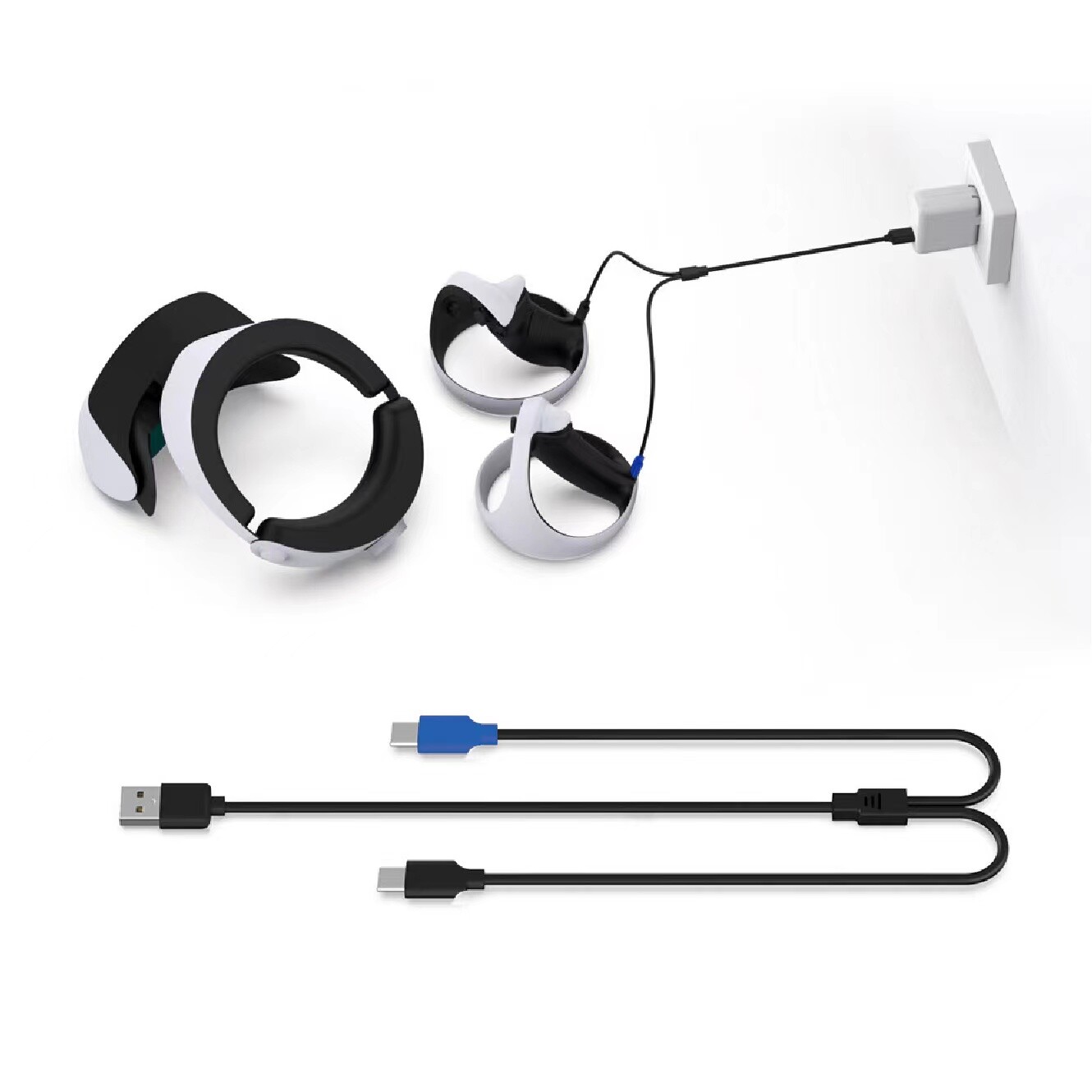 For PS5 vr2 handle charging storage accessories for psvr2 data cable