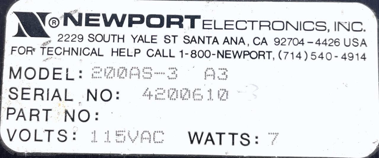 Newport Electronics 200AS-3 A3 Digital Voltmeter 115VAC 7 Watts 4200610