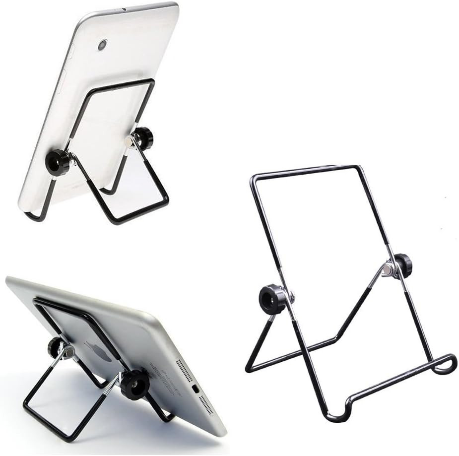 Tablet Holder Stand, Universal Multi-Angle Non-Slip Adjustable Holder Cradle for