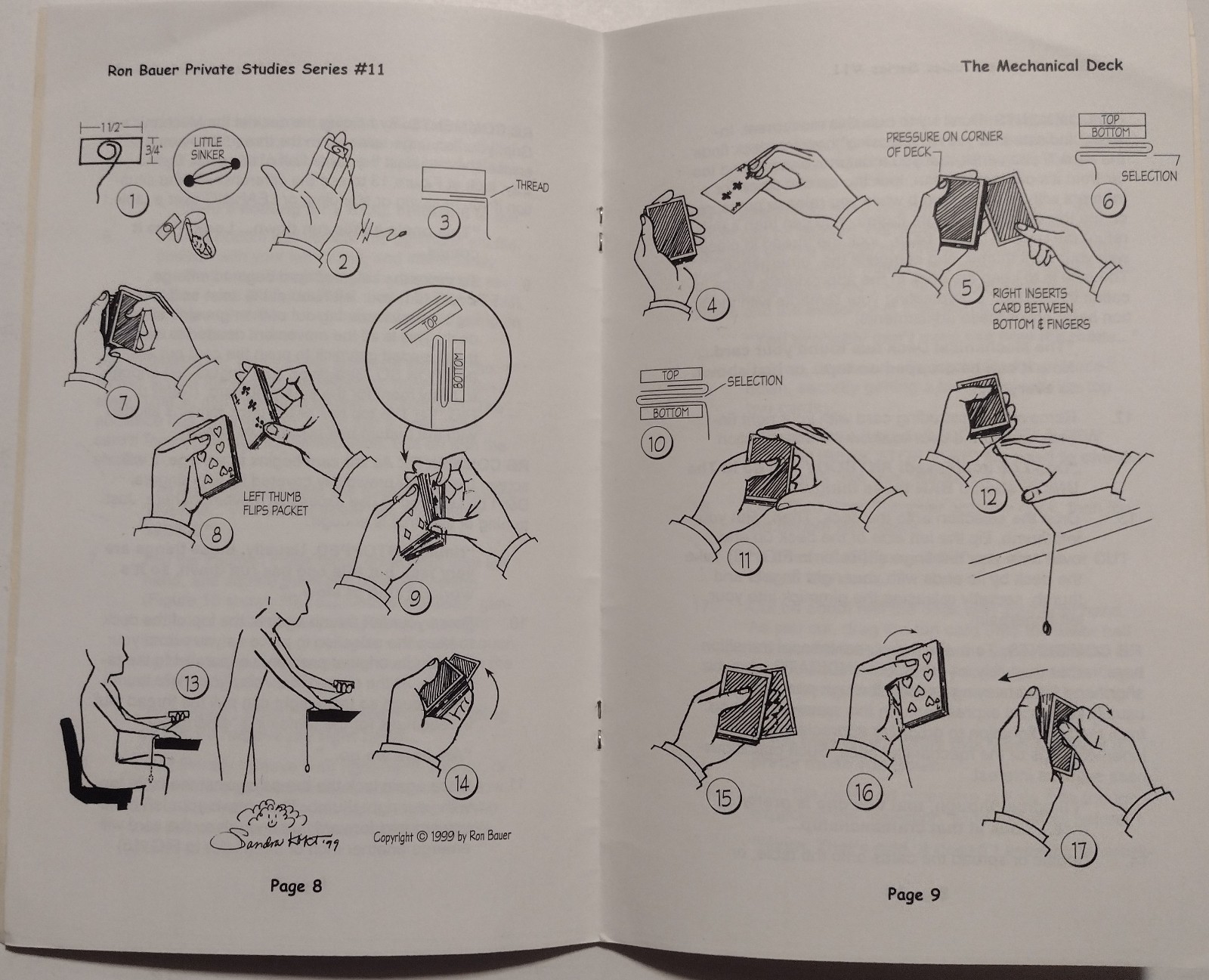 Ron Bauer's Mechanical Deck Private Studies #11 Scarce Preview Issue