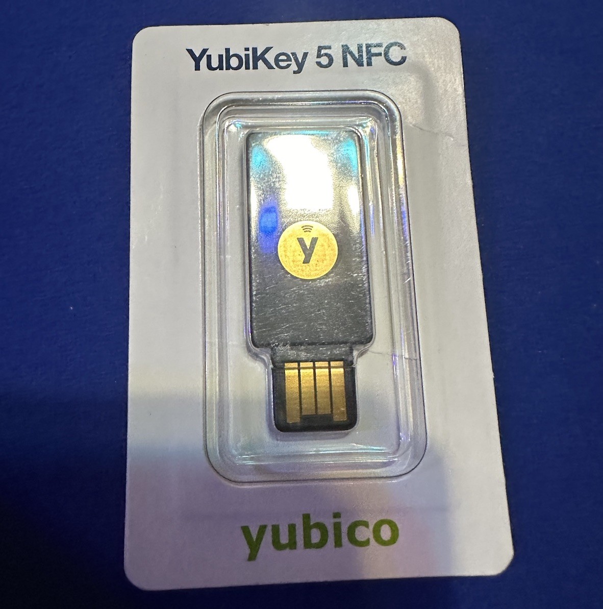 Yubico: YUBIKEY 5 - NFC Two Factor Authentication NFC Security Key USB A