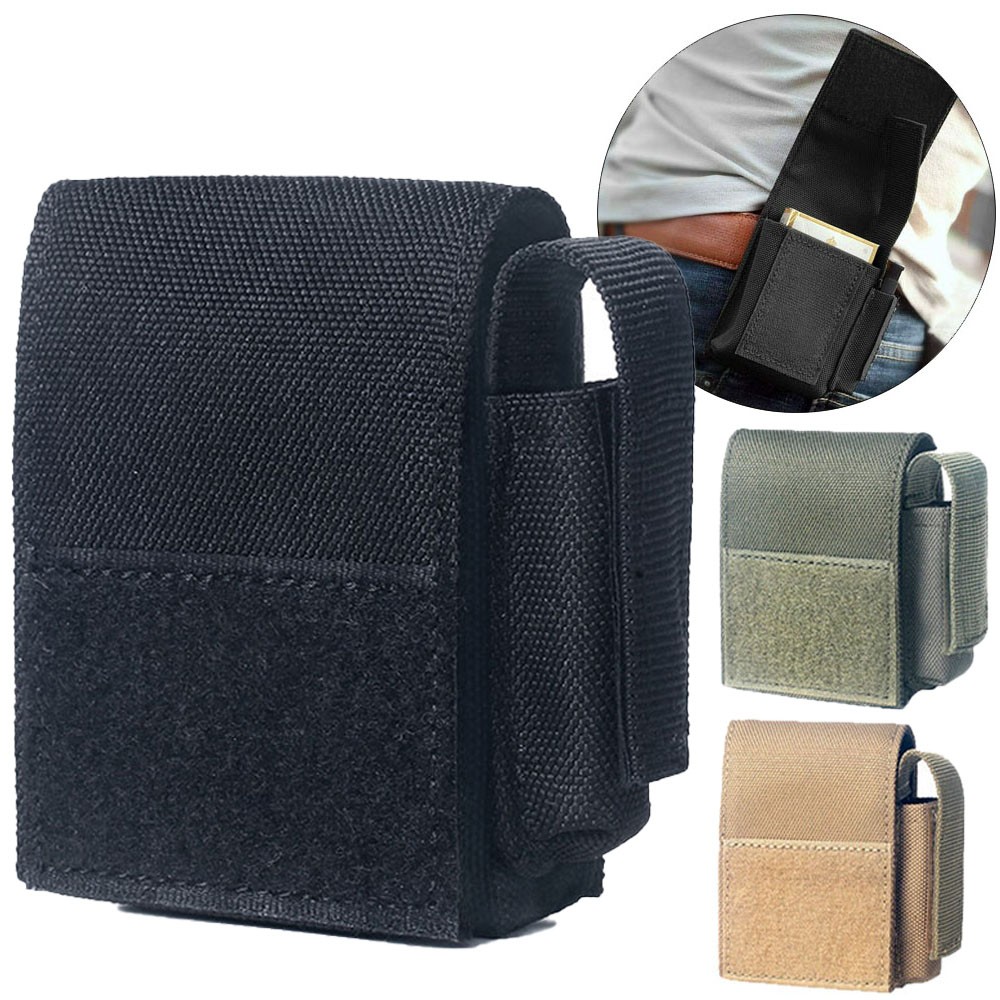 Tactical Cigarette Pouch Molle Small EDC Utility Military Bag Battery Waist Pack