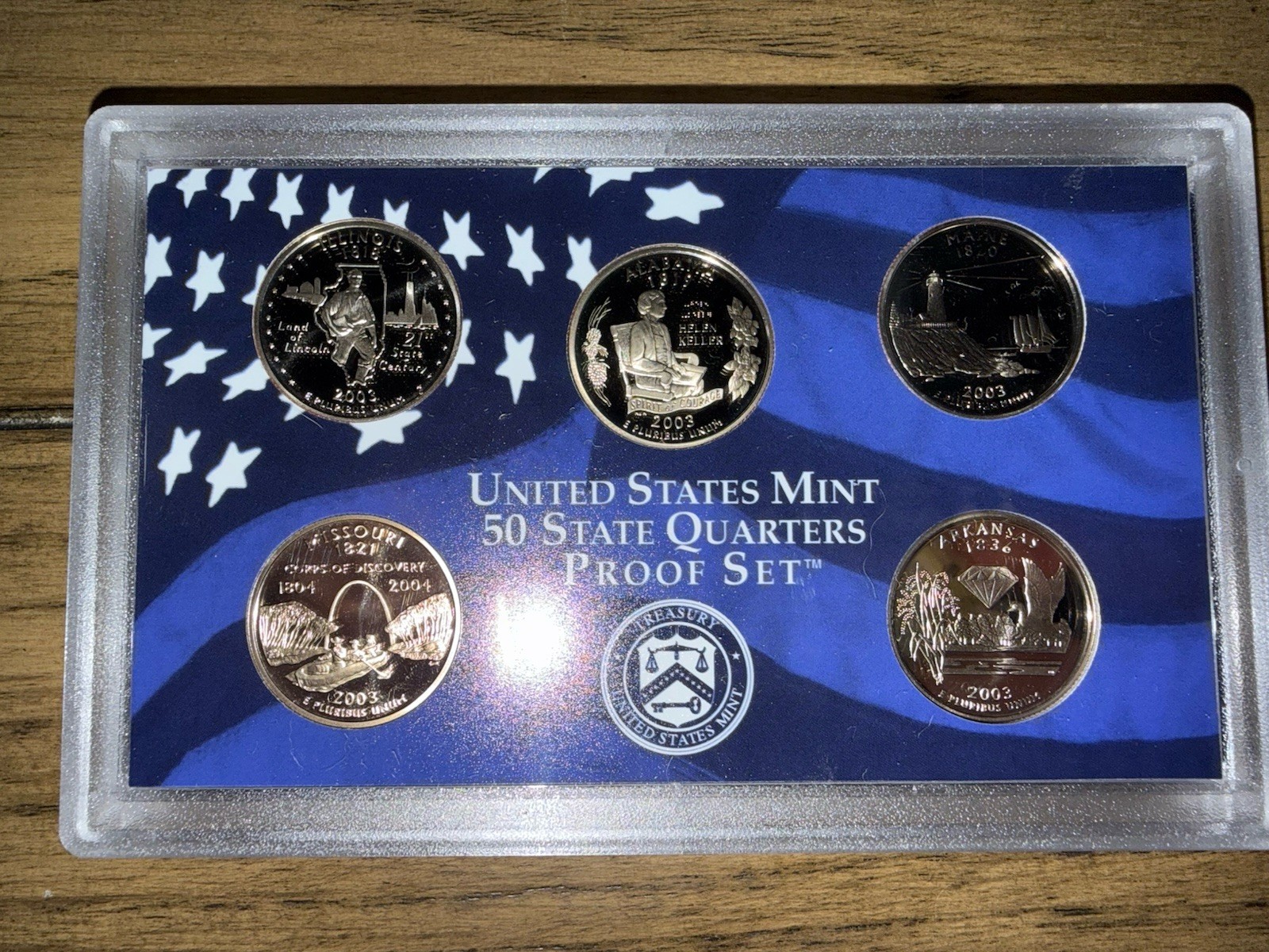 2003 S Proof Quarter set No BoX No COA