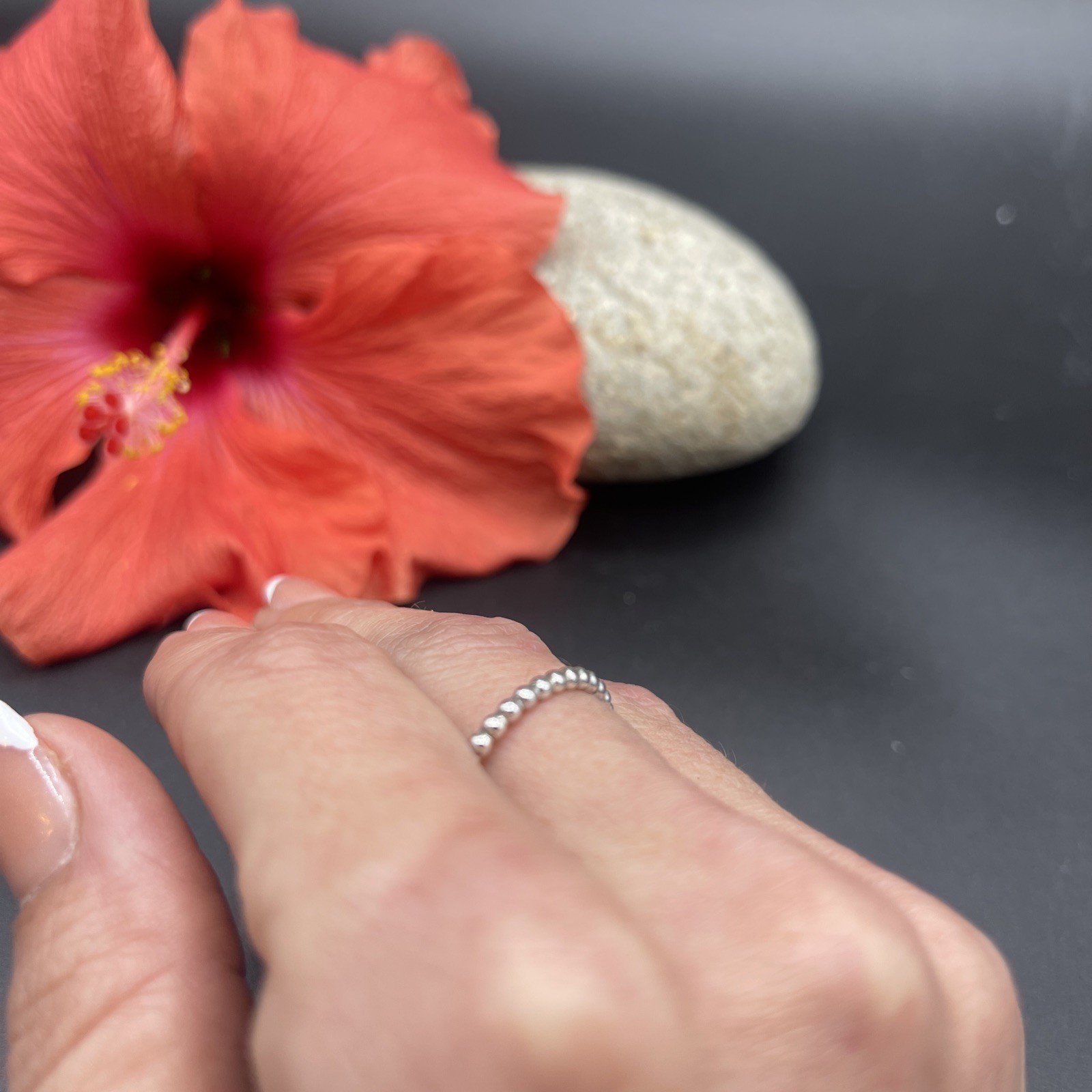 Stunning Unique Handmade 925 Sterling Silver Stackable Band Ring #B103