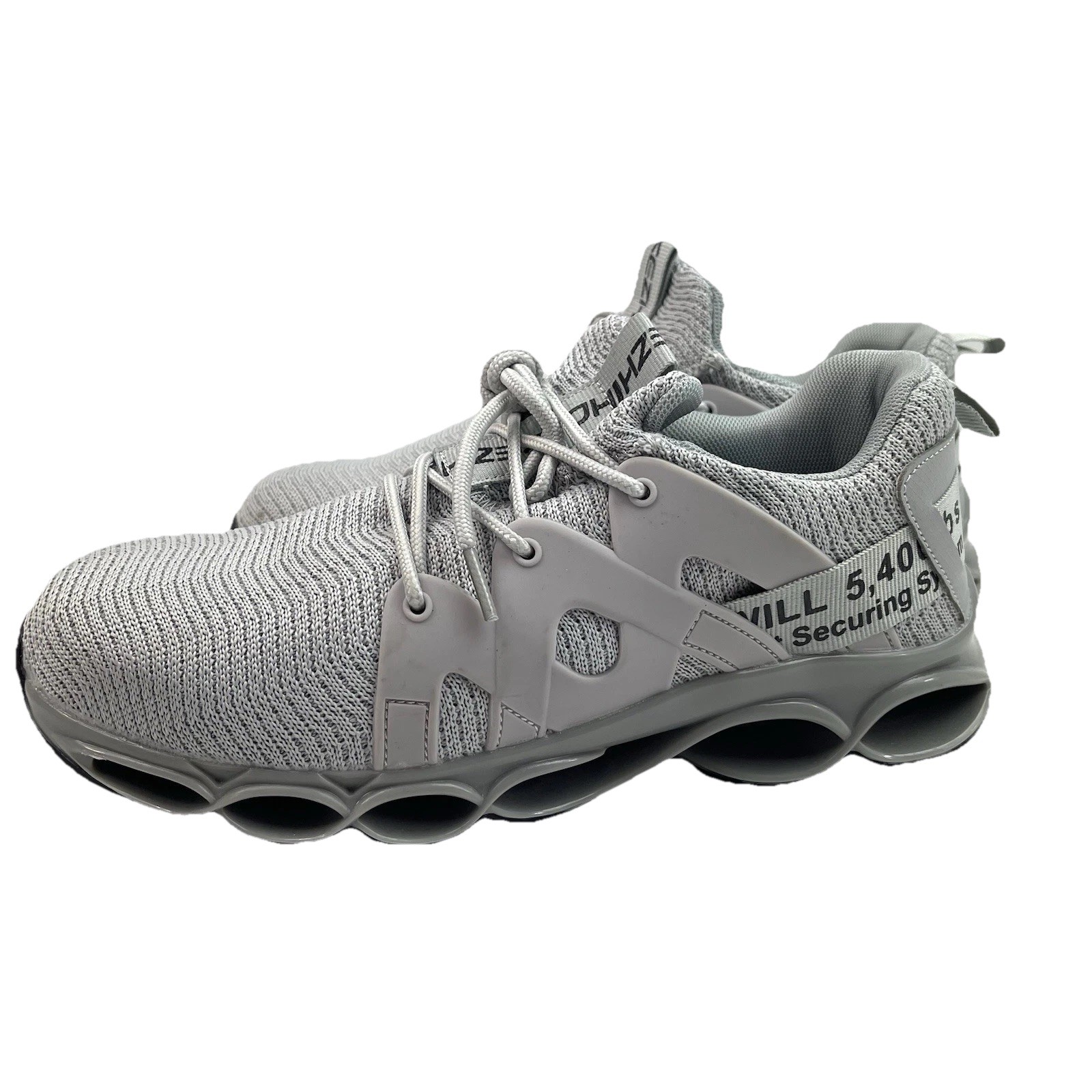 Kezhiho Steel Toe Safety Work Shoes Cushion Comfortable Women's Size 6.5