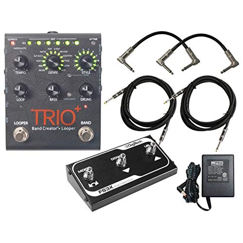 DigiTech Trio Band Creator Looper FS3X Footswitch Cables