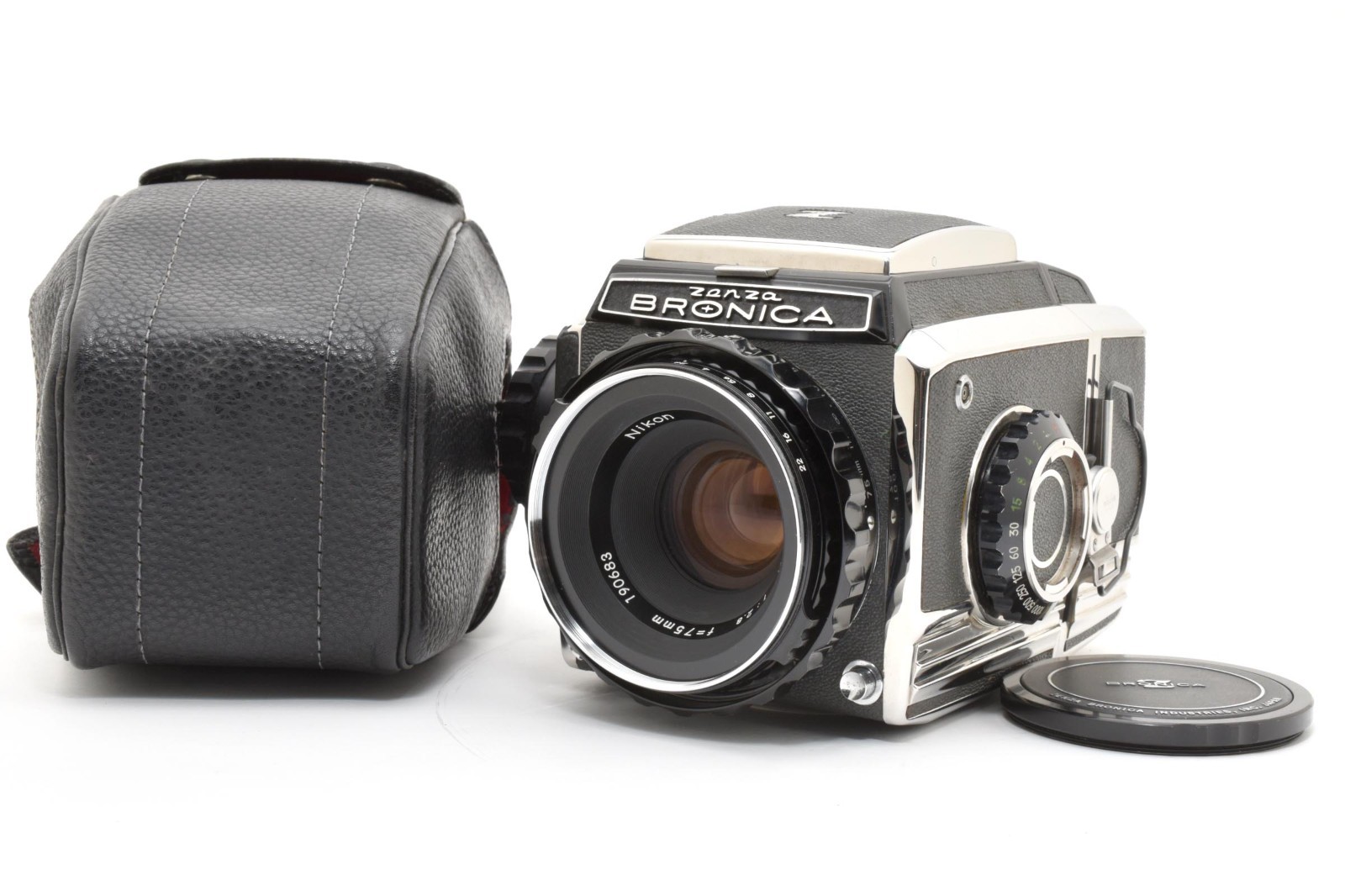 Late Model [ Near Mint ] ZENZA BRONICA S2A NIKKOR-P f/2.8 75mm 2849686