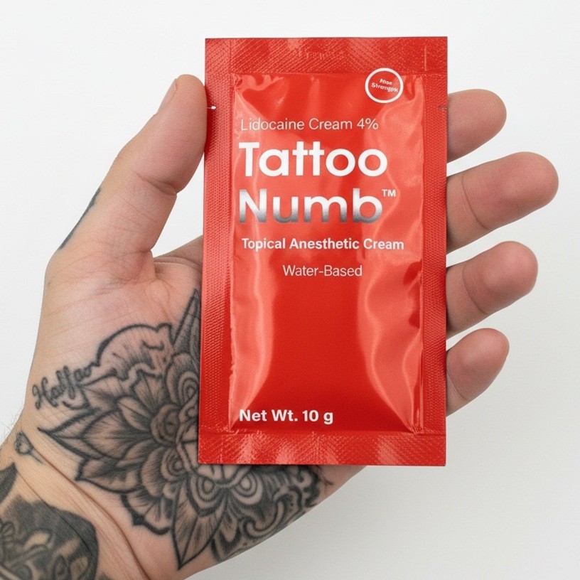 5 x 10g TattooNumb Lidocaine Numbing Cream Pain Relief Anesthetic Skin Numb