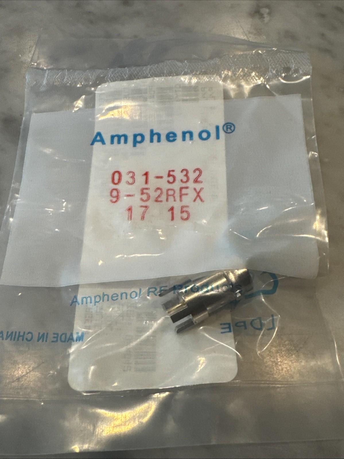 New AMPHENOL 031-5329-52RFX / 031532952RFX