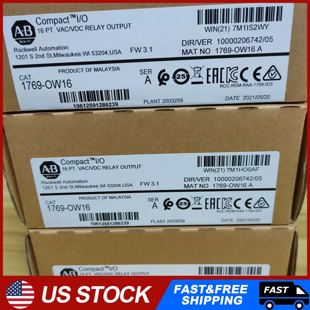 BRAND NEW AB 1769-OW16 CompactLogix Relay Output Module 1769OW16 PLC
