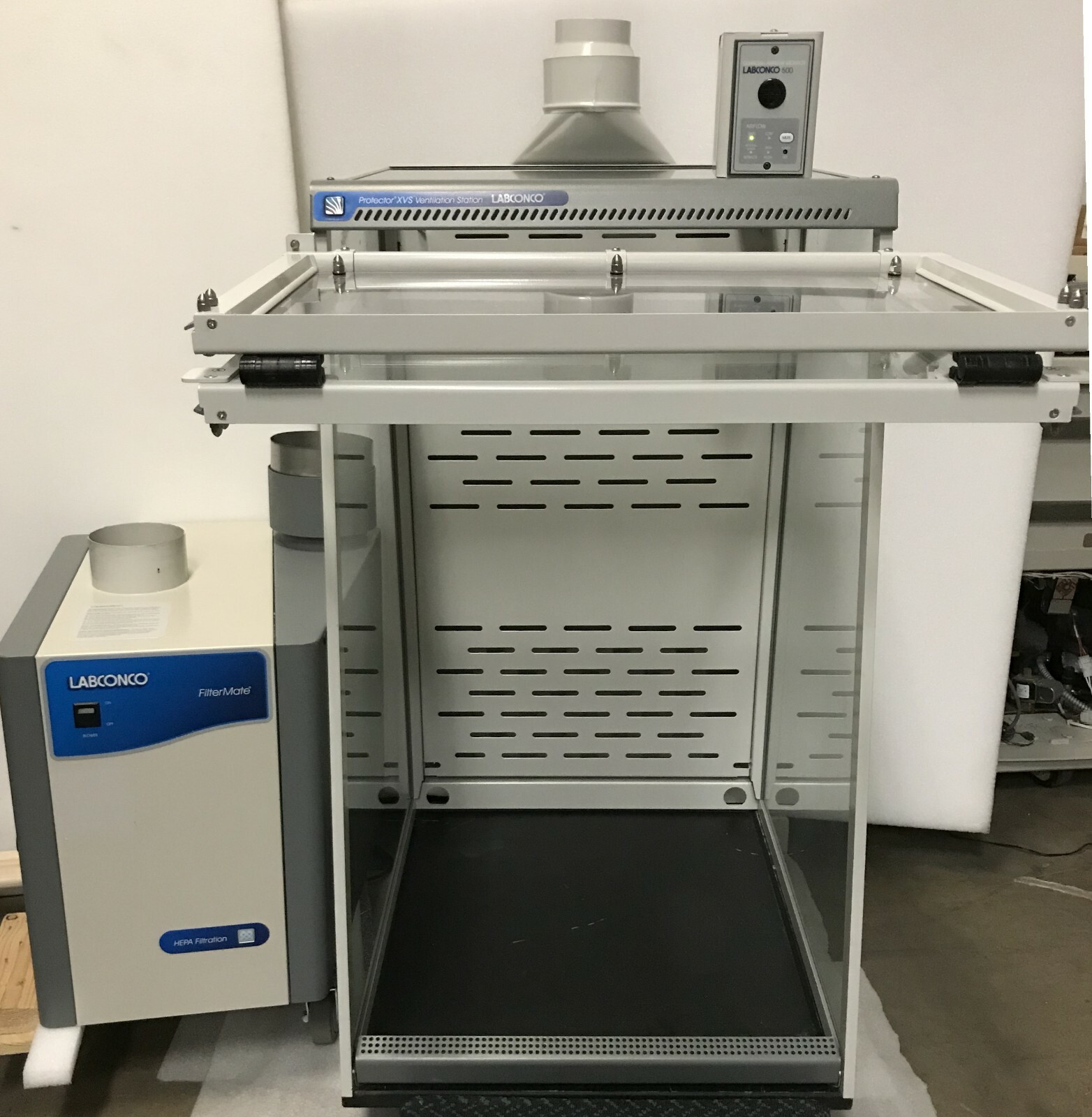 Labconco 2 ft. Protector XVS Ventilation System / FilterMate 6 Month. Wrty