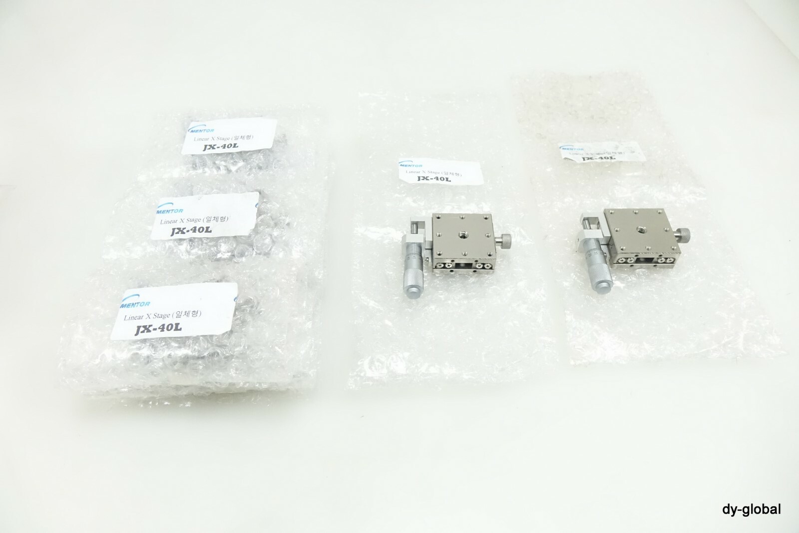 MENTOR NEW JX-40L 40x40x16 Nickel Linear X Stage +/-6mm stroke STA-I-266=STA-2