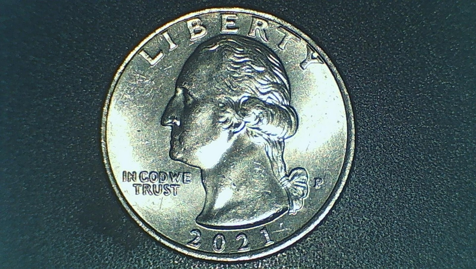 2021 Crossing the Delaware Quarter with Die Chip Hat/Crown Error