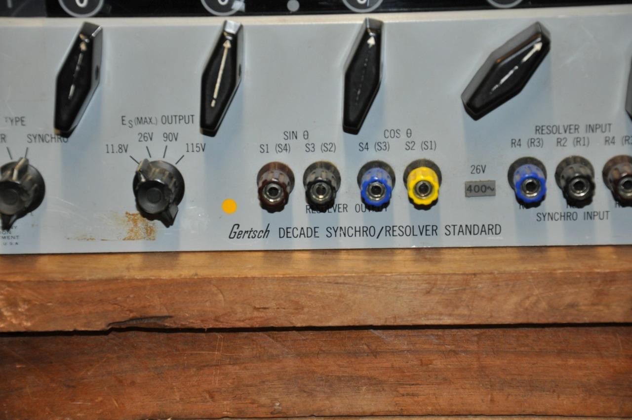 SINGER GERTSCH DSRS-5R Decade Synchro Resolver Standard 400Hz