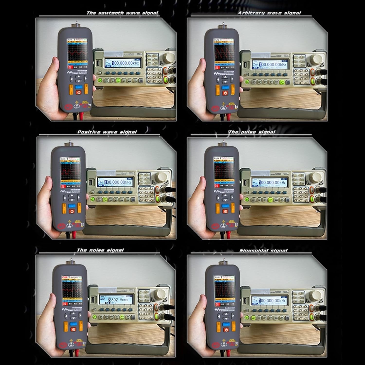 BSIDE Digital Oscilloscope Multimeter Handheld Current Voltage Ohm Diode Tester