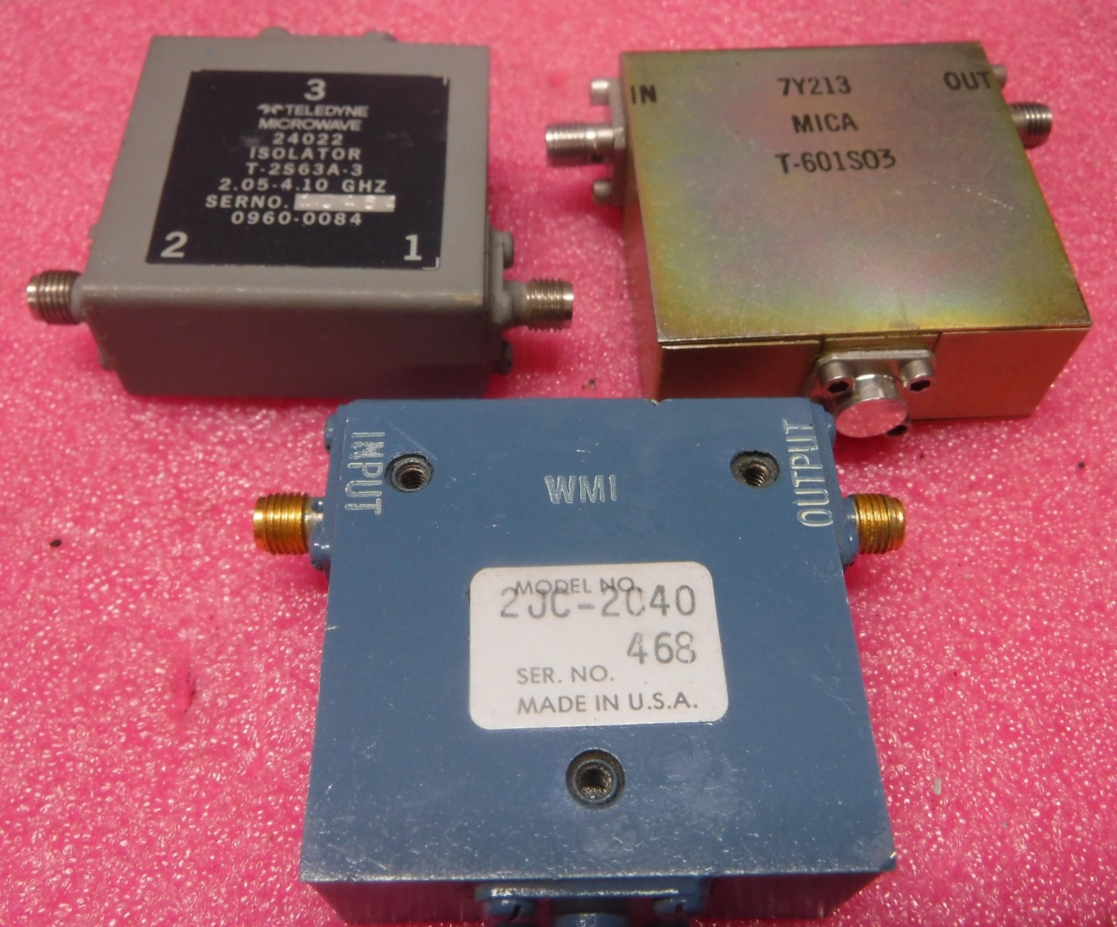 ISOLATORS      LOT OF 3   FREE SHIPPING