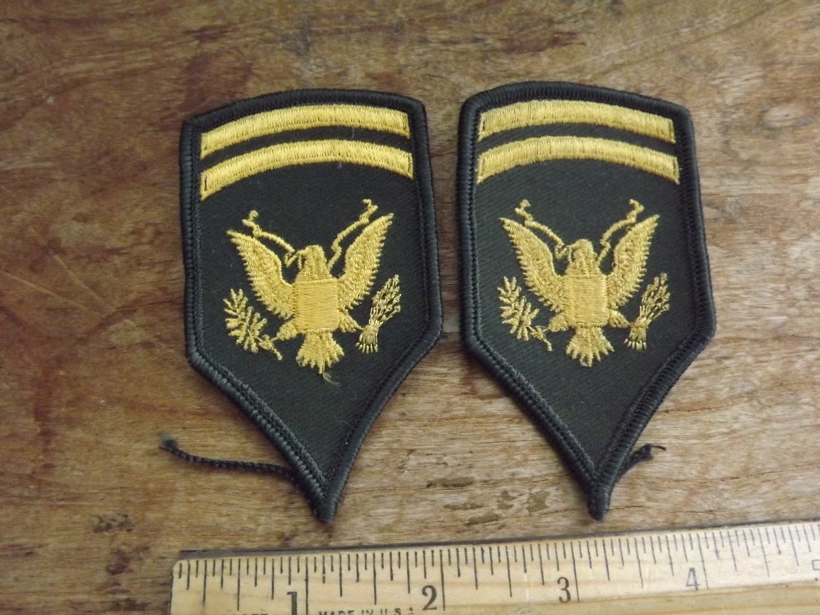 Pair, Army Specialist Six E-6 Female Chevrons - INV# C1851