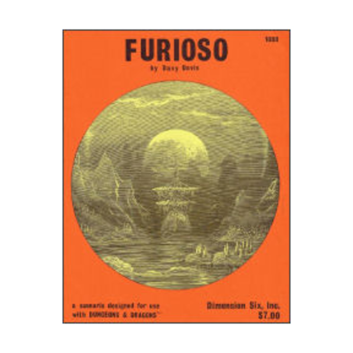 Dimension Six Fantasy RPG Furioso VG+