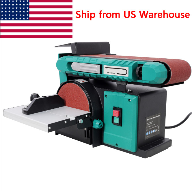 Benchtop Belt and Disc Sander,120V/60Hz,4x36 in. Belt & 6 in. Disc Sander