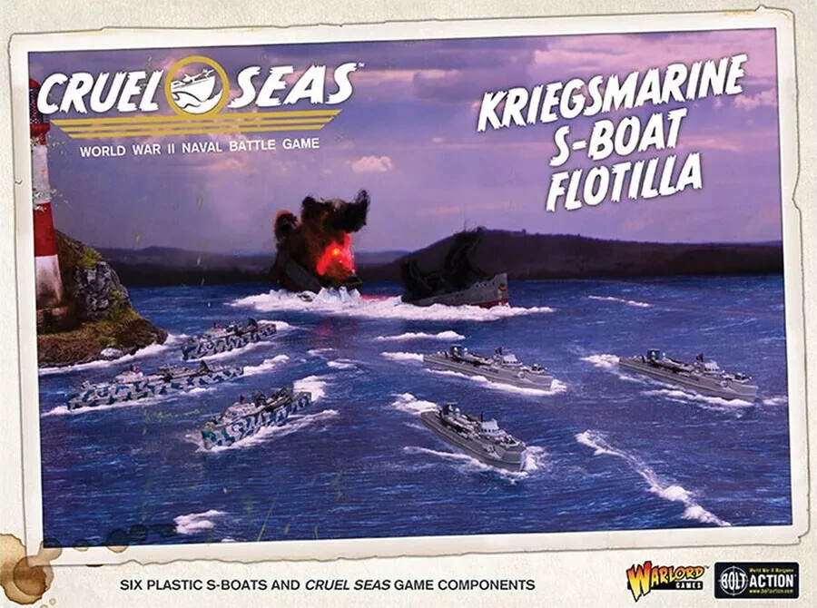 WLG782012001 Warlord Games Cruel Seas: German Kriegsmarine S-Boat Flotilla