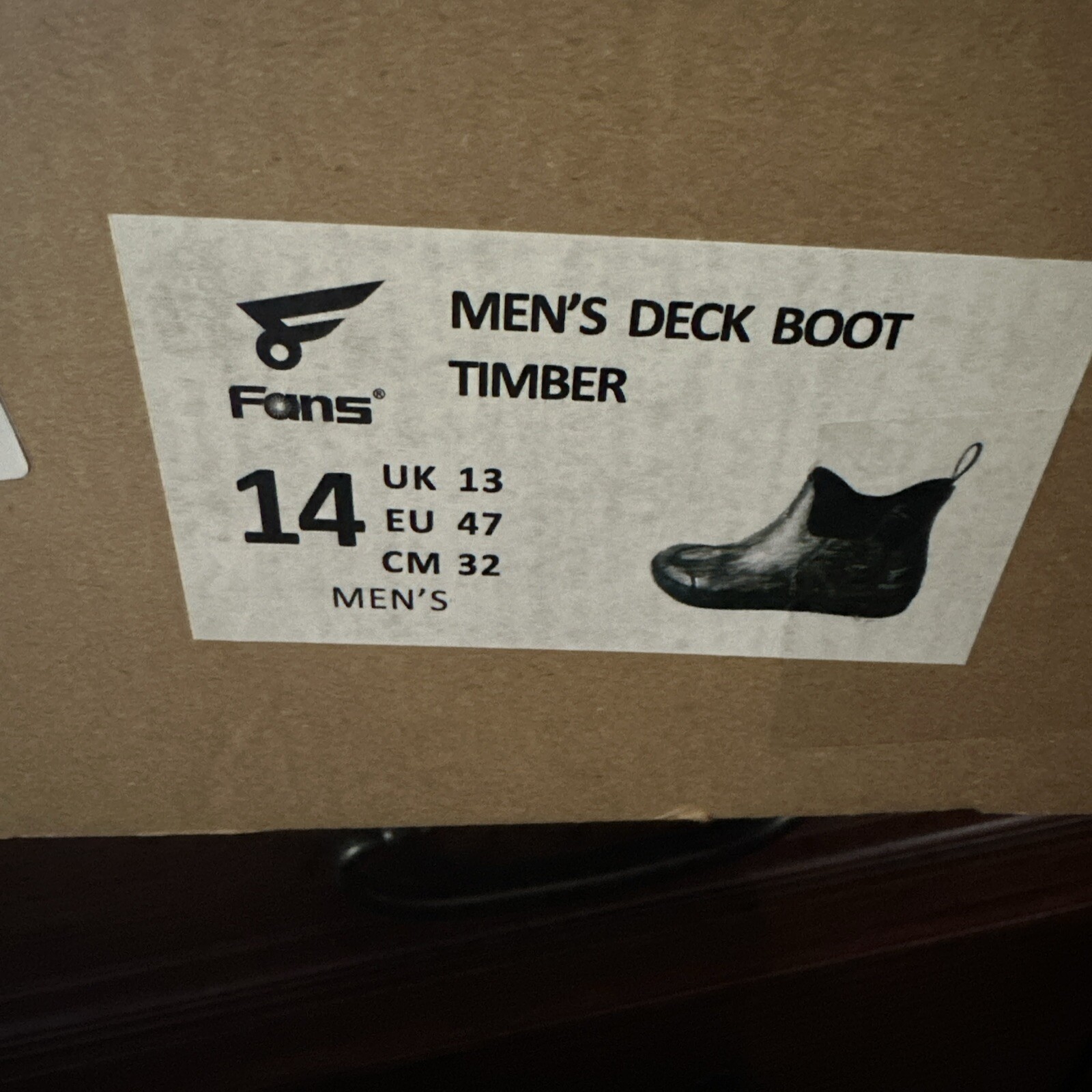 Fans Deck Boot Shoes 14