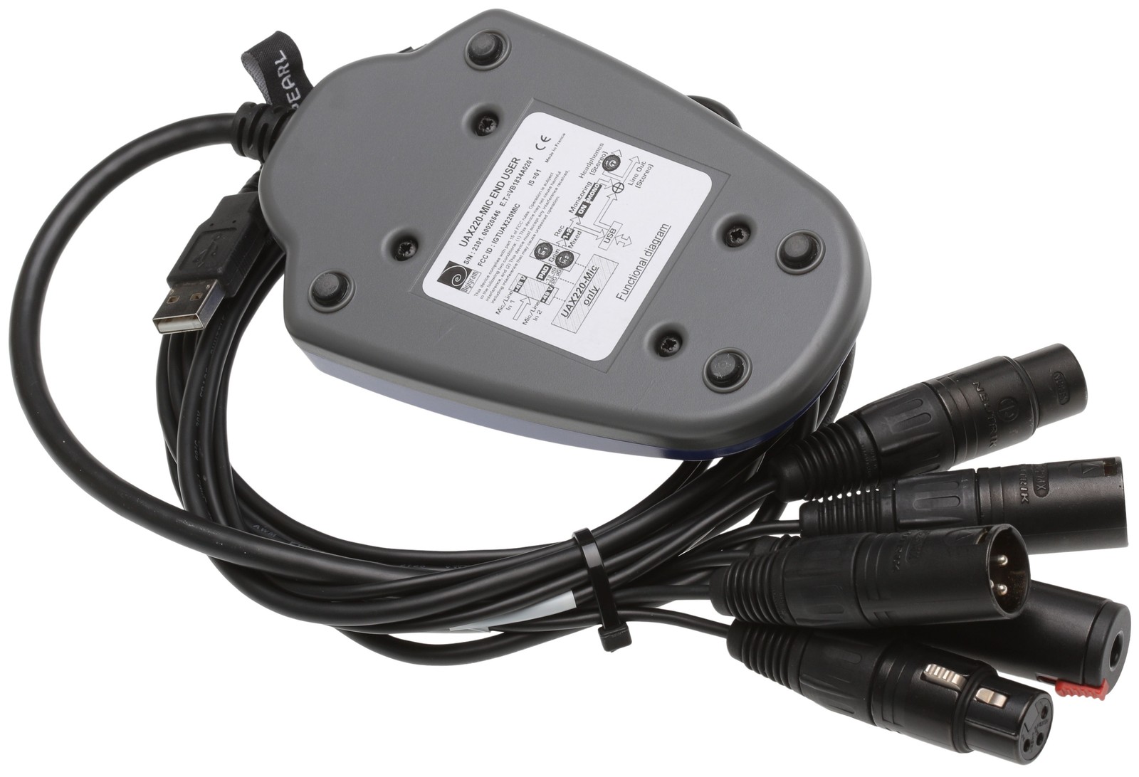 Digigram UAX220-MIC USB Digital Audio Computer Recording Interface Balanced XLR