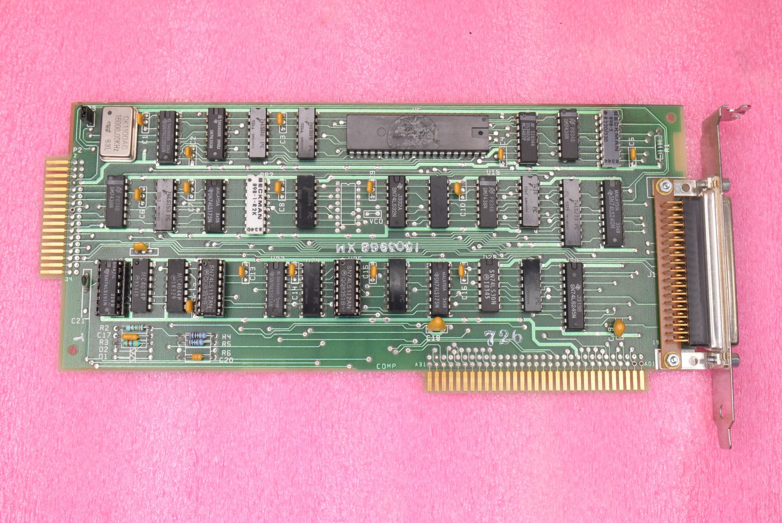IBM 1503968 XM Floppy Drive Controller 8bit ISA Card PC XT - TESTED