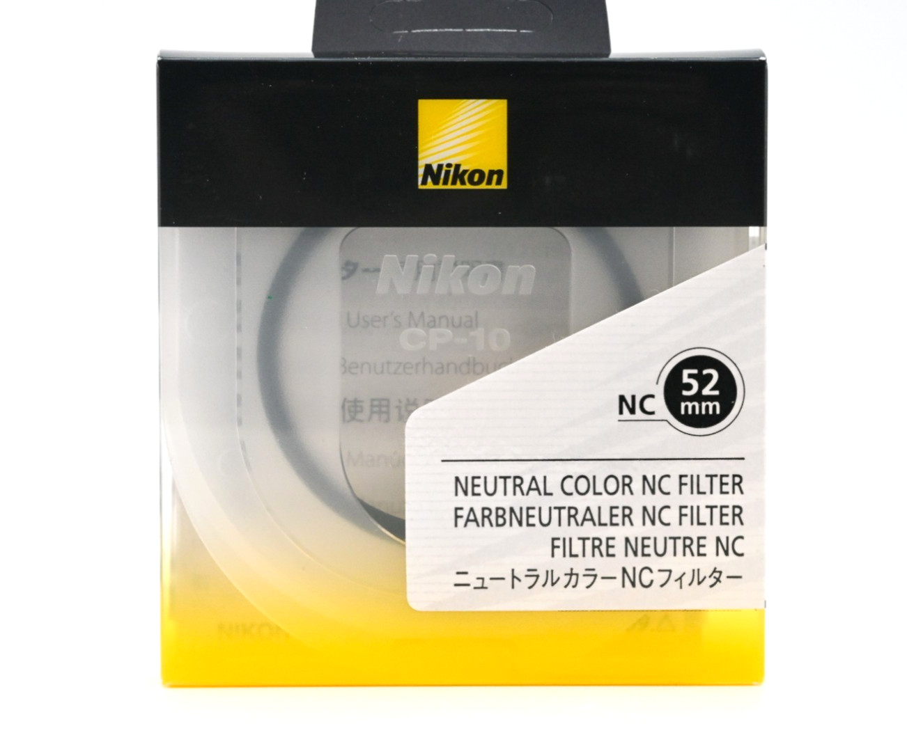 Genuine Nikon NC Neutral Color Filter 52mm Clear Lens Protection New