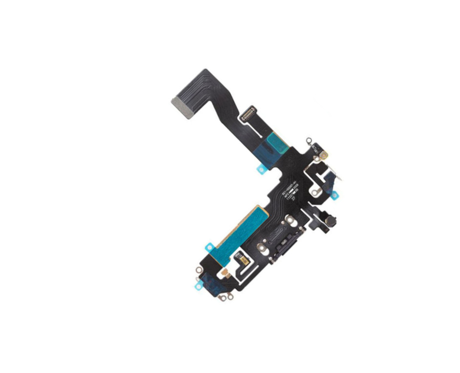 OEM Charger Charging Port Dock Flex Cable Mic Replacement for iPhone 12 Black